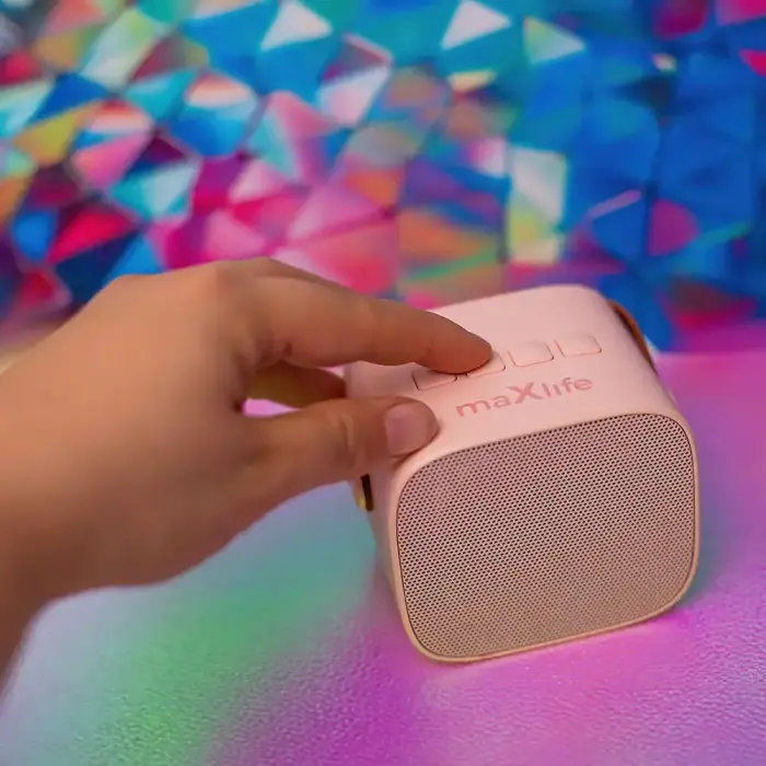 Maxlife Bluetooth karaoke speaker MXKS-100 pink Foto 2