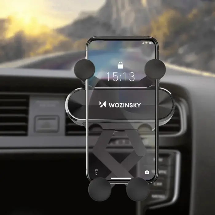 Wozinsky Gravity Car Mount Phone Holder for Air Outlet black (WCH-05) Фото 18