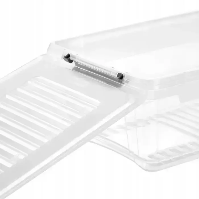 Box with lid clipbox Leonie 37.5x28.5x16cm 11.4L transparent Photo 3