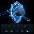 Orico Dual Stretch 60W USB-C Car Charger with Two Retractable USB-C + Lightning Cables - Black Foto 12