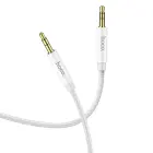 Cable AUX Jack 3,5 mm to Jack 3,5 mm Hoco 1 m UPA19 silver Photo 1