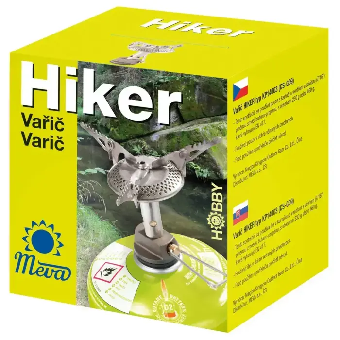 The lightest tourist stove for gas cartridges (valve or thread) HIKER 70gram 2.4kW Фото 4