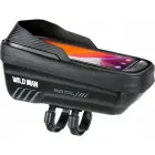 WILDMAN traveling bag for bike frame with zipper 1L (4 "- 7") E12X black Photo 1