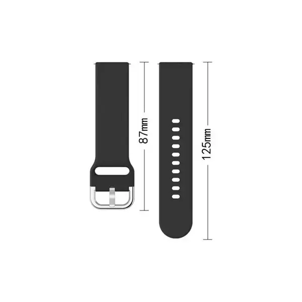 Fusion TYS siksniņa Samsung Galaxy Watch 46mm | 22mm melns Foto 2