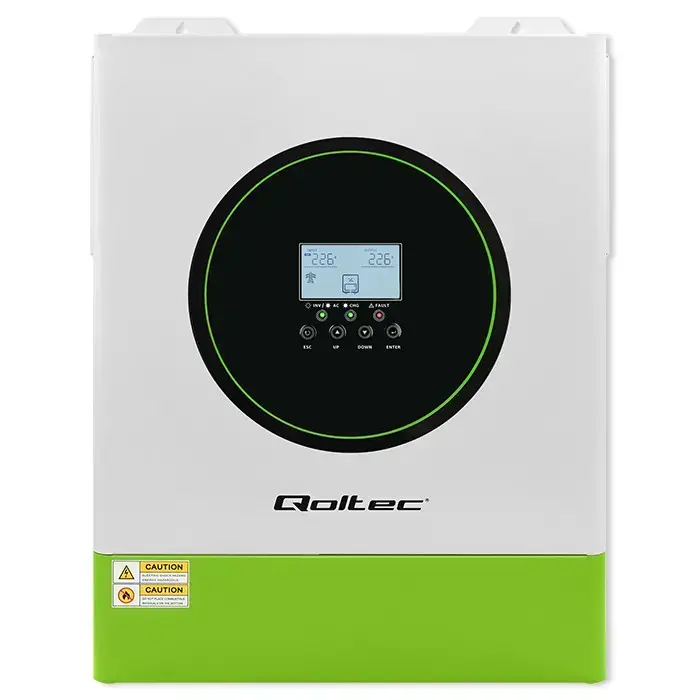 Qoltec Hybrid Solar Inverter Off-Grid 11000W | 160A | 48V| MPPT | BMS | AGM GEL LiFePO4 | Sinus | Wi-Fi option | Power factor 1.0  Фото 10