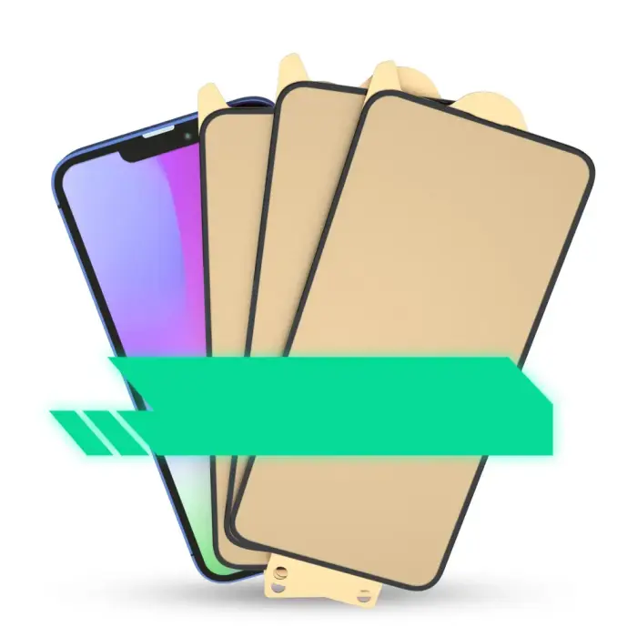 Bestsuit 6in1 set for iPhone 13 mini case | tempered glass flexi | back housing protector film | camera lens tempered glass | cloths | aplicator (D30 Buffer) Фото 13