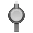 ENERGEA WatchPod 3 compact inductive charger for Apple Watch 5W USB-C Fast Charging gray/gunmetal Фото 2