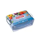 Stikla trauks ar vāku 4,5L taisnstūrveida Essentials 33x20x14cm Foto 3