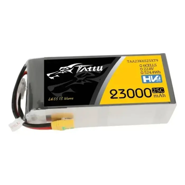 Tattu 23000mAh 22.8V 25C 6S1P Lipo Battery Pack With XT90-S Фото 2