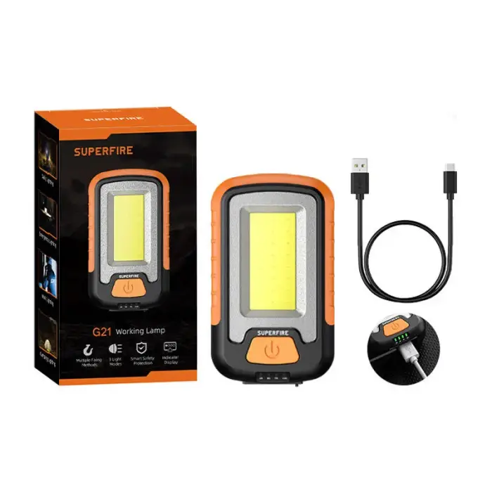 Workshop Flashlight Superfire G21, 650lm, USB Foto 2