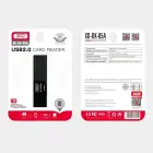 XO card reader 2 in 1 DK05A USB 2.0 black Foto 2
