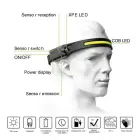 LED headlamp with IPX4 motion sensor USB-C 1200 mAh - black Photo 17