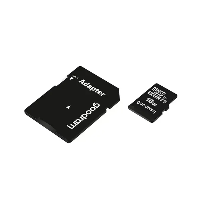 GOODRAM Memory MicroSD Card - 16GB with adapter UHS I CLASS 10 100MB/s Фото 4