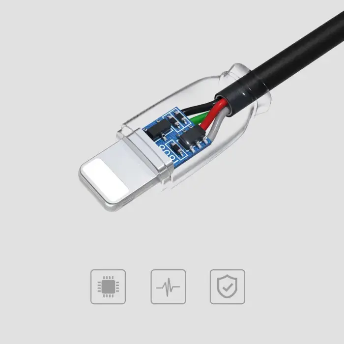 Remax Suji RC-134i datu pārraides un uzlādes vads | USB-A uz Lightning | 10W | 1m | melns Foto 3