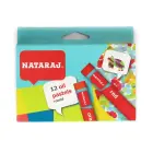 Eļļas krītiņi NATARAJ, 90 mm garš, 24 krāsas Foto 2