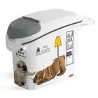 Контейнер для хранения корма Pets Life Dogs 6кг 15л 23x50x36см собака Фото 2
