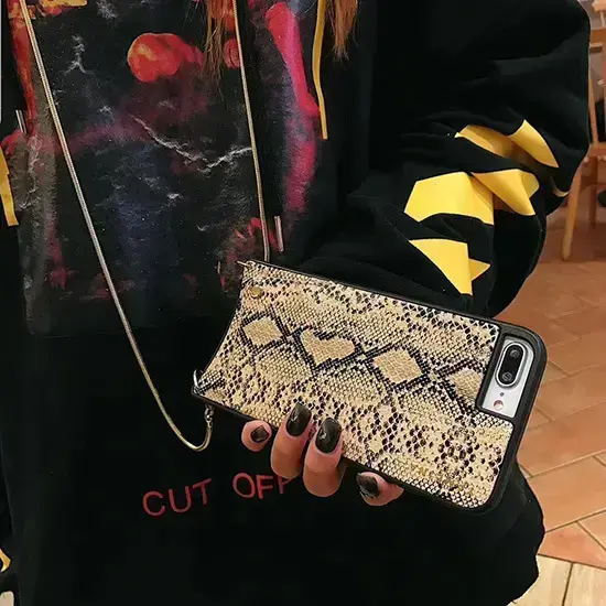 BAG - SNAKE Leather Case - IPHONE XS MAX Pink Foto 20