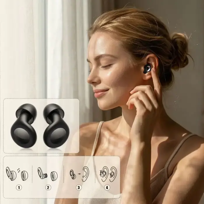 TECH-PROTECT QUIETFIT EARPLUGS BLACK Foto 4