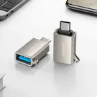 Joyroom S-H151 USB-C (male) | USB-A (female) Adapter with Lanyard Eyelet - Silver Фото 7