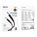 Borofone Cable AUX BL25 Nice - jack 3,5mm to jack 3,5mm - 1 metre black Photo 9