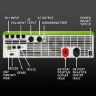 Qoltec Hybrid Solar Inverter Off-Grid 11000W | 160A | 48V| MPPT | BMS | AGM GEL LiFePO4 | Sinus | Wi-Fi option | Power factor 1.0  Фото 8