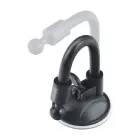 Car phone holder Forcell F-Grip Carbon Bracket arm 17cm windshield black Photo 3