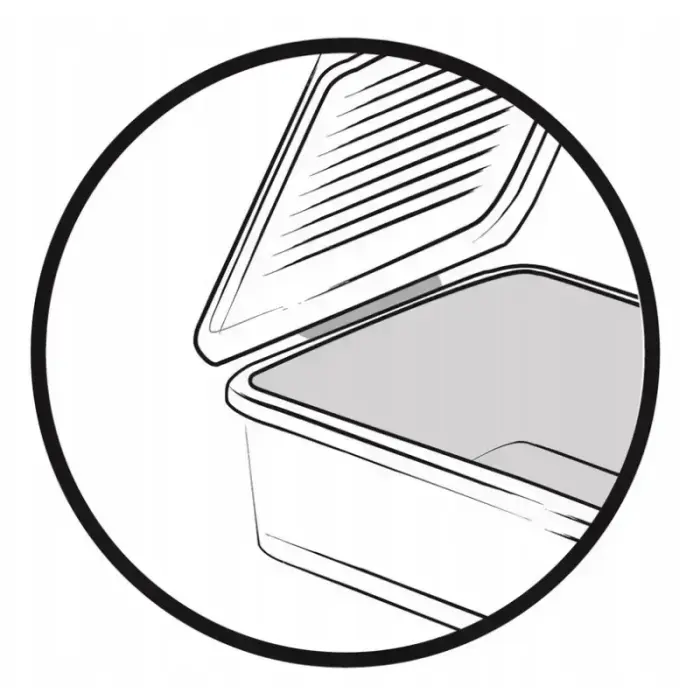 Box with lid clipbox Leonie 37.5x28.5x16cm 11.4L transparent Photo 4