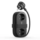 Orico AP3 20W GaN 5in1 Power Strip 2x AC + 2x USB-A + 1x USB-C - Black Фото 1