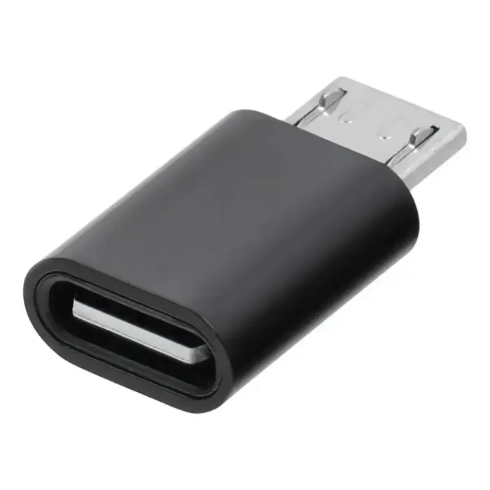 Adapter Type C to Micro USB Blue Star - black Photo 5