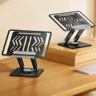 Wozinsky WRS-CPY84SB 360 Aluminum Laptop and Tablet Stand + Free Smartphone Stand - Black Фото 25