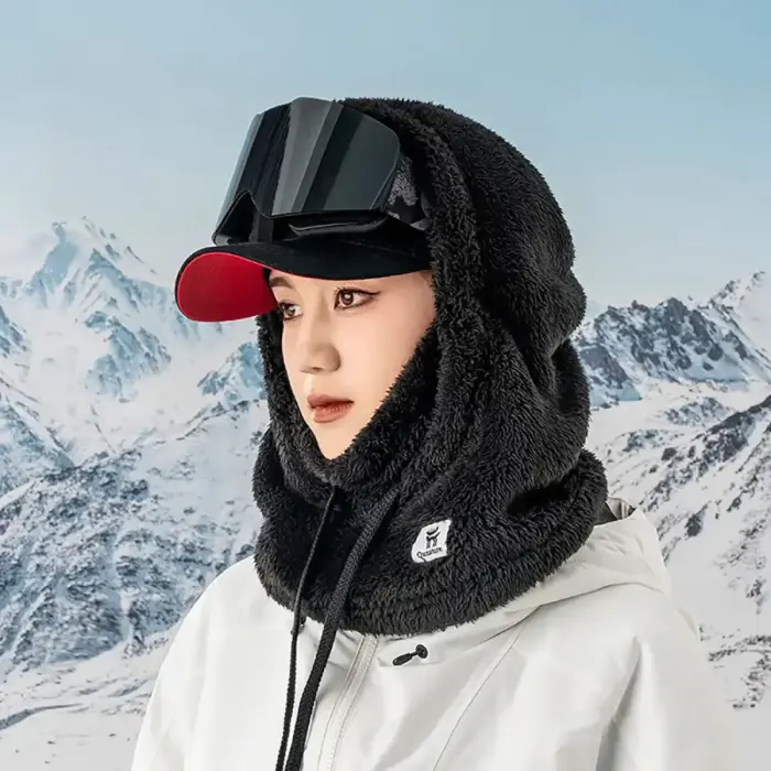 Qunature Arctic Velvet Ski Balaclava Size L - Black Foto 6