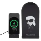 Karl Lagerfeld Ikonik MagSafe 15W inductive charger, foldable 2in1 - black Фото 2
