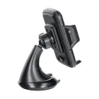 Car phone holder Forcell F-Grip Carbon HT1 windshield / dashboard black Photo 4
