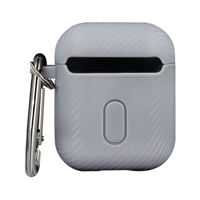 Carbon case for Airpods | Airpods 2 grey Photo 2
