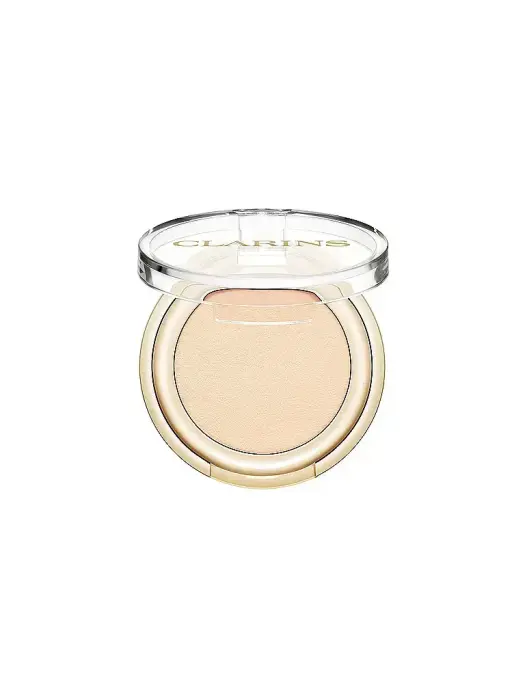 Clarins Ombre Skin Nude Primer-Infused Eyeshadow - Matte Satin + Pearlized Finishes 0.05 Oz. - Matte Ivory Foto 3