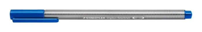Flomasterveida pildspalva STAEDTLER TRIPLUS fineliner, 0.3mm, zila tinte Фото 2