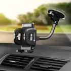 Car phone holder Forcell F-Grip Regular 17 cm windshield / dashboard / air vent black Photo 16