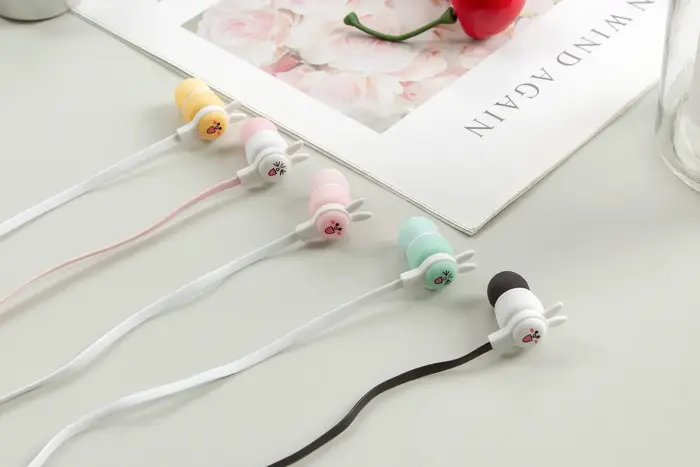 Earphones CASNI - CS-178 with microphone Yellow Photo 4