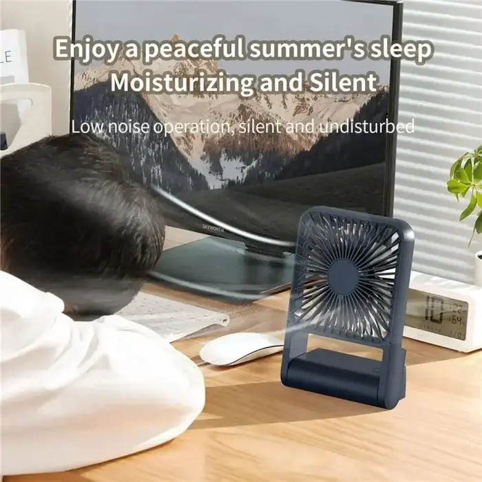 Desk fan HX-123 dark blue Foto 4