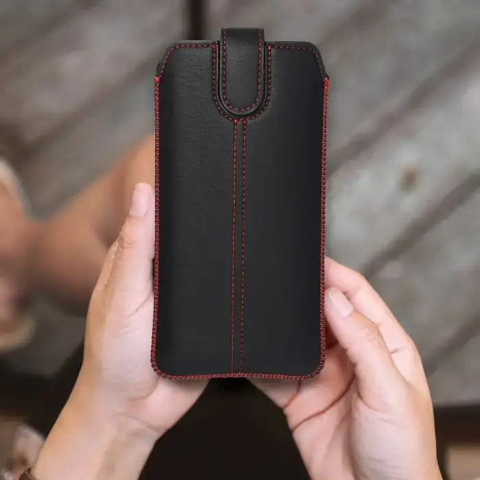 Pocket Universal Case Ultra Slim M4 - for Iphone 6 Plus / 7 Plus / 8 Plus / XS Max / 11 Pro Max/ Samsung S10+/A10/A32/A50 black Foto 4