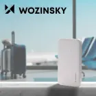 Wozinsky ārējais akumulators (powerbank) Li-Po 10000mAh 2 x USB balts (WPBWE1) Foto 10