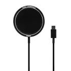Karl Lagerfeld wireless induction charger (MagSafe compatible) 15W + USB Type C cable black (KF000566-0) Фото 3