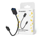 Wozinsky WOTGY1S USB-C 3.0 (male) - USB-A 3.0 (female) OTG Adapter - Black Фото 1