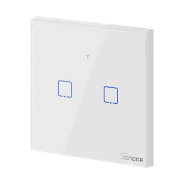 Smart Switch WiFi + RF 433 Sonoff T1 EU TX (2-channel) Foto 2