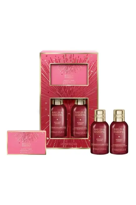 Debenhams Midnight Cherry Make Me Sparkle Bathing Gift Set Photo 5