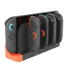 iPega SW2185 Charger Dock for JoyCon Controllers Nintendo Switch 2 Black Foto 4