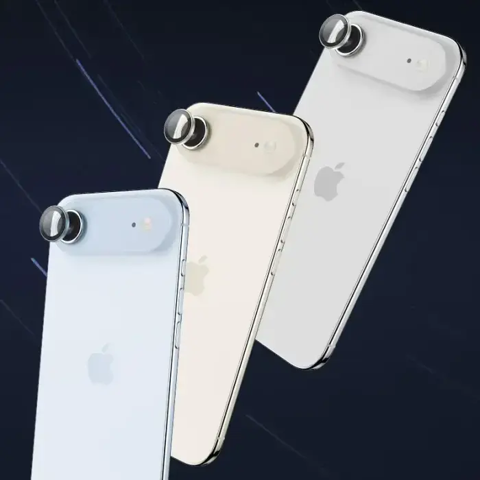 Benks Tempered glass Glass Warrior Lens Protector on camera for Iphone 17 Air (lens 1 piece) light blue Foto 4