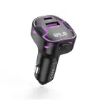XO transmiter FM BCC12 Bluetooth MP3 car charger 3,1A black Foto 1
