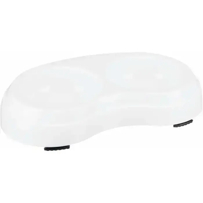 Bļoda dzīvniekiem, plastmasa : Trixie Double Bowl, 0.2l/10cm Photo 3