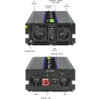Qoltec Monolith voltage converter 4000 MS Wave |12V to 230V | 2000/4000W | USB Foto 8